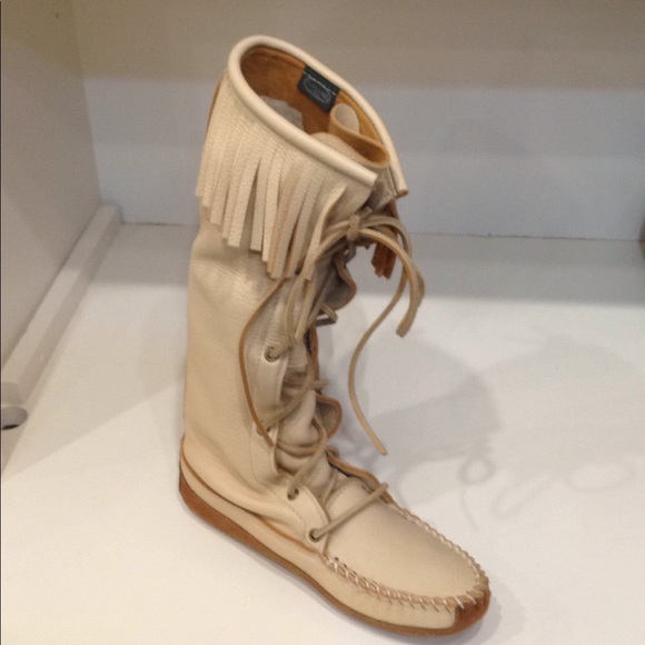 deerskin moccasin boots